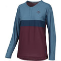 IXS Sports Division iXS Flow XTG Women's Long Sleeve Henley 40 Raisin / Marine - wetterfestes Bike-Langarmshirt