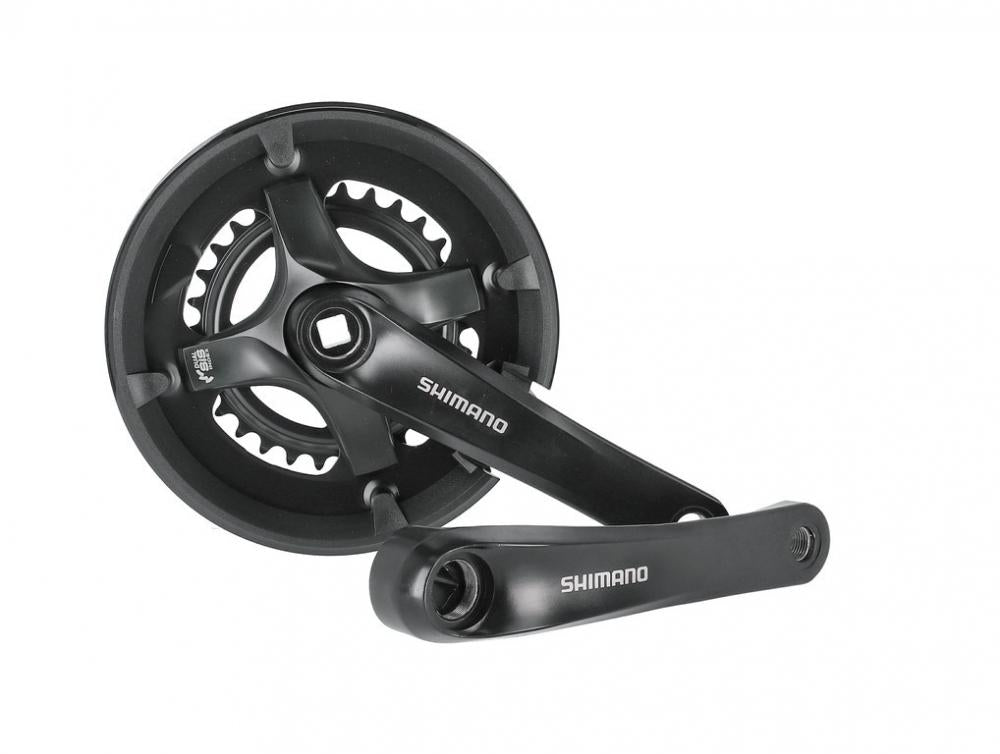 SHIMANO FC-TY501 Kurbelgarnitur 175mm 46/30 Zähne - 7/8-fach Trekking Kurbel