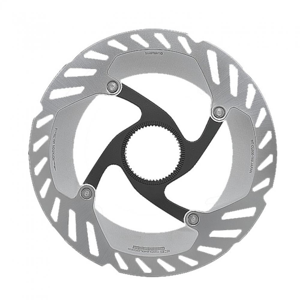 SHIMANO Bremsscheibe RT-CL800 160mm CL Verschlussring - leise, stark & hitzestabil