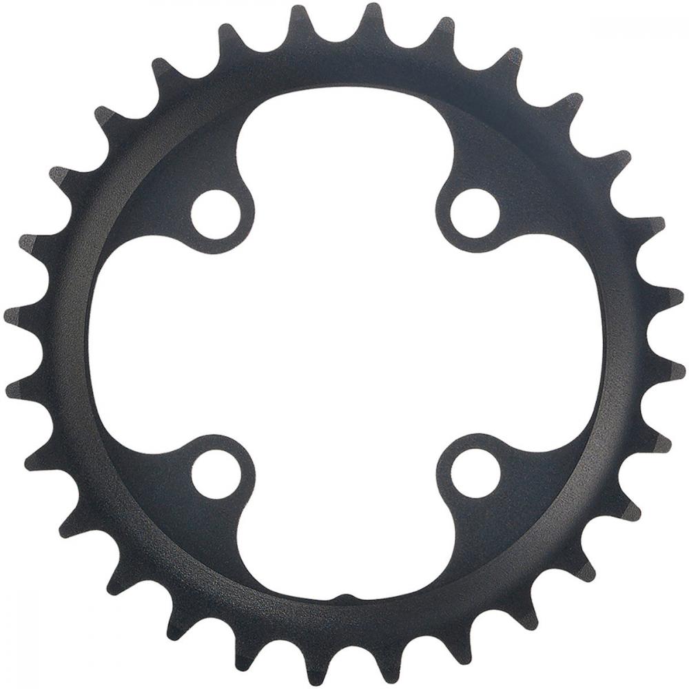 Kettenblatt E-bike 4-arm 104 Mm X 38 Zähne Stahl Schwarz - Yamaha & Bosch Gen.4