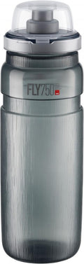 ELITE Trinkflasche Fly MTB Tex Smoke 750ml - ultraleichte MTB-Trinkflasche mit Schutzkappe