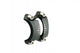 by.schulz SDS Frontkappe 4-Loch Ø31,8 mm - Geschmiedete Aluminium Adapterplatte Schwarz