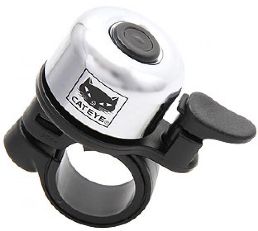 CATEYE Klingel Brass Bell OH-1200 Silber Größe One Size Silber - klare Signale am Fahrradlenker