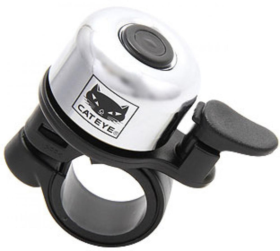 CATEYE Klingel Brass Bell OH-1200 Silber Größe One Size Silber - klare Signale am Fahrradlenker