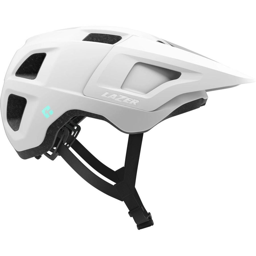 LAZER Helm Lupo KinetiCore MTB Matte White Unisize - sicherer Trail-Helm mit Komfort