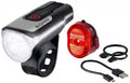 Sigma Aura 80 USB / Nugget II Akku-Beleuchtungs-Set: 80 Lux Front- & Rücklicht (400m), StVZO, USB.