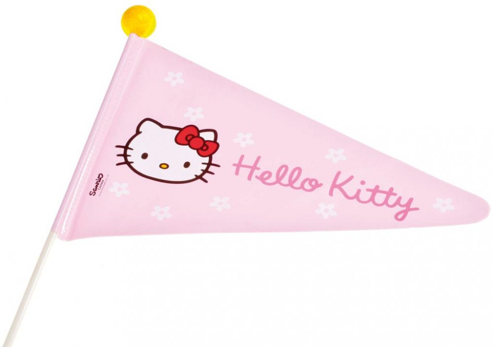 Bike Fashion Wimpelstange Hello Kitty doppelwandig, teilbar, pink mit Motiv