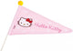 Bike Fashion Wimpelstange Hello Kitty doppelwandig, teilbar, pink mit Motiv