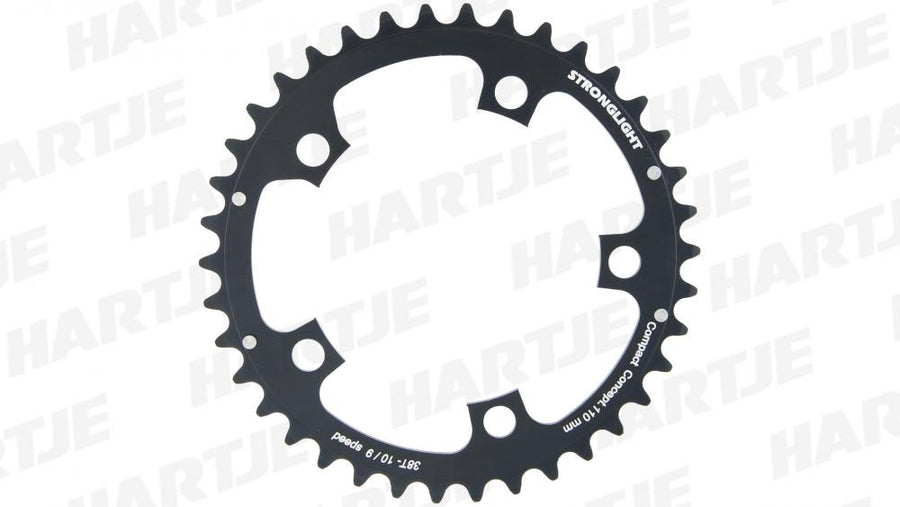 Stronglight Kettenblatt schwarz 40Z 110mm Lochkreis für Fahrrad