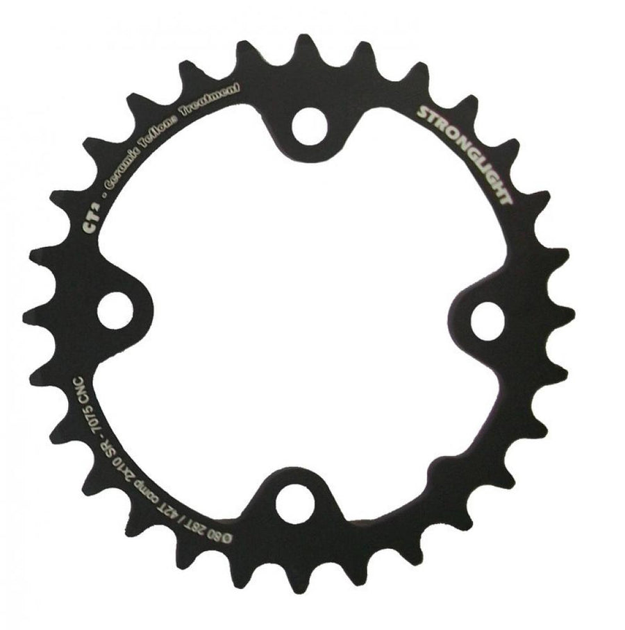 Stronglight Kettenblatt MTB f Sram 2x10 innen 27 Zähne schwarz ct²