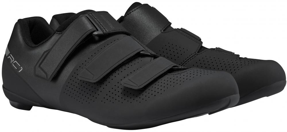 SHIMANO Fahrradschuhe RC102 Herren/Damen Road SPD-SL Fahrradschuhe Größe 43 Schwarz