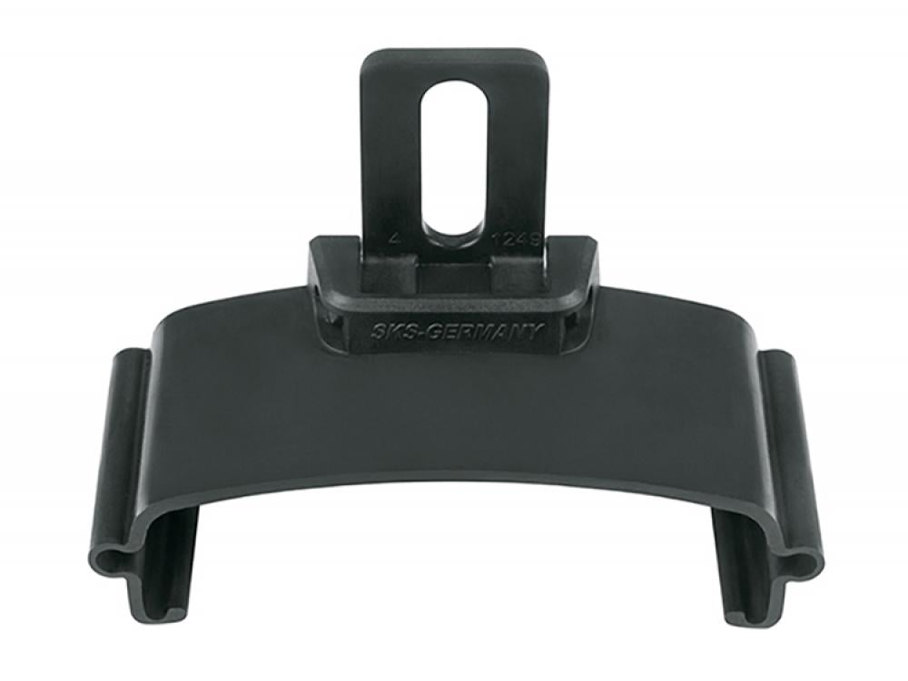 SKS Bluemels Schiebebrücke Style 65: Kunststoffhalterung für 27,5"-29" Schutzbleche, 65 mm breit, flexibel montierbar, sorgt für Stabilität am Hinterrad