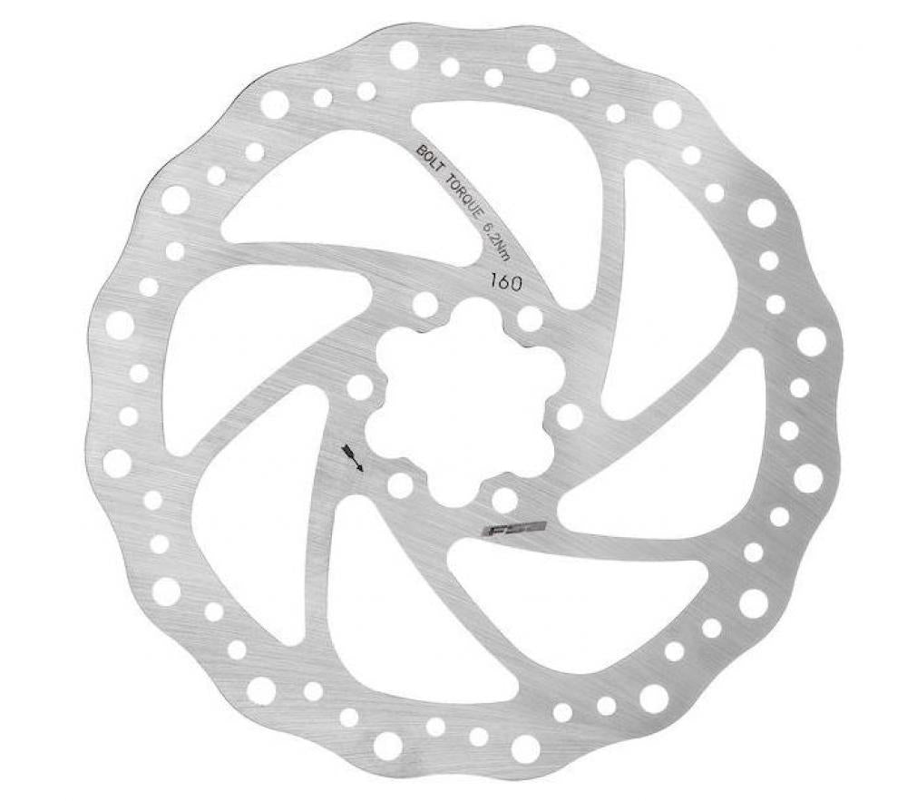 Bremsscheibe Afterburner 160 Mm Silber - Leistungsstarke Kühlung Für Lange Abfahrten