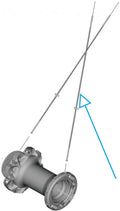 SHIMANO Speiche WH-R8170 VR/ HR rechts - Rennrad, Disc, 28" Laufräder