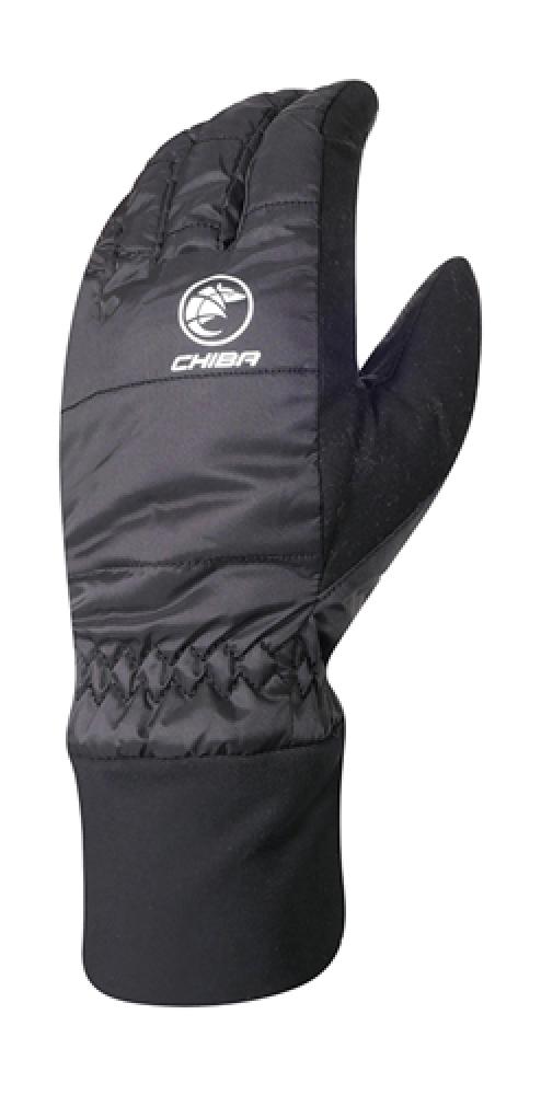 Chiba Classic Winter Vollfingerhandschuh Schwarz Gr. XL - unisex, winddicht, Thinsulate-Futter, Klettverschluss & Touchfunktion