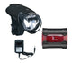 Busch&Müller LED-Akkuscheinwerfer Set Ixon IQ Premium 80Lux inkl. Akkus & Ladegerät + Ixback senso STVZO