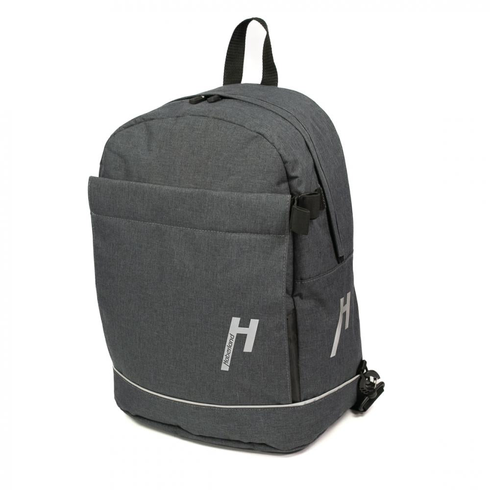 Haberland Bike-Rucksack Lucky Active Plus anthrazit - flexible Fahrrad-Rucksack-Kombination