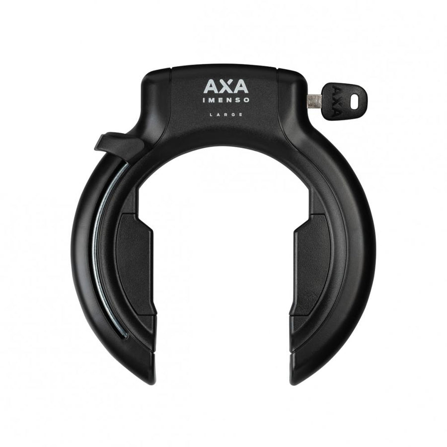 Axa Rahmenschloss Imenso Large schwarz Öffnung 75mm Schlüssel abziehbar