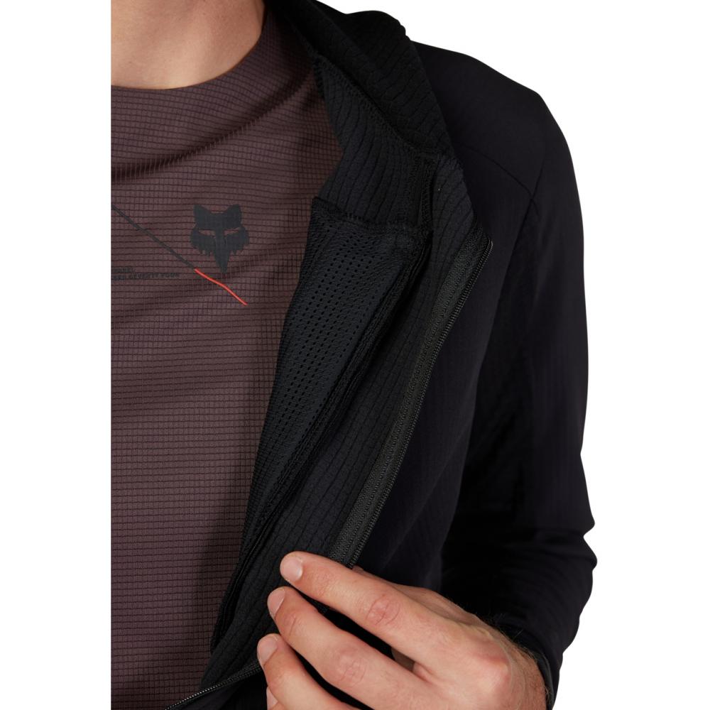 FOX Defend Thermal MTB-Hoodie Schwarz XL mit Polartec Power Grid