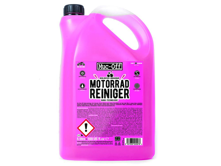 Muc Off Motorcycle Cleaner 5 Liter Deutsche Version pink