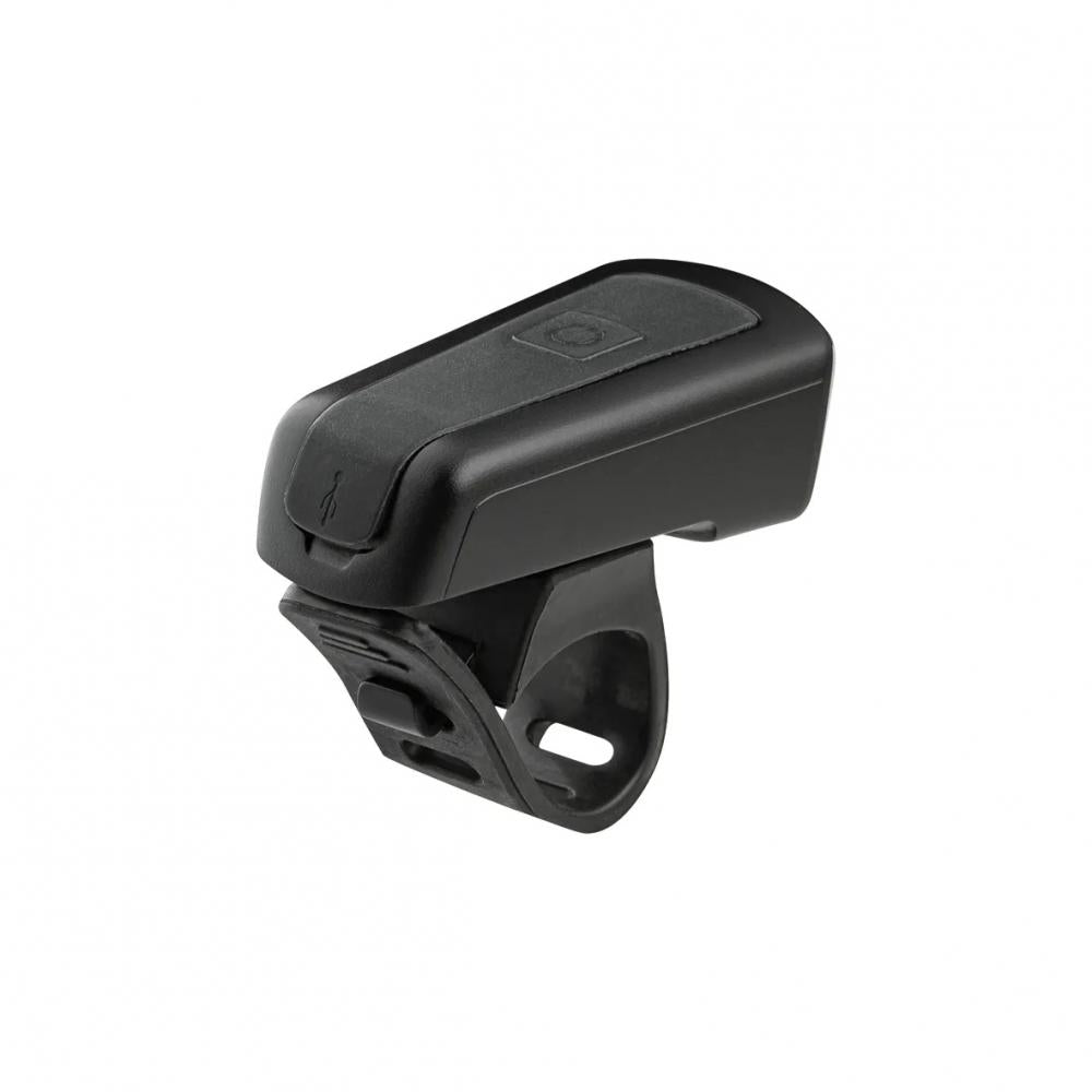 AXA LED-Akku-Beleuchtungsset AXA Dwn 30 - USB aufladbar mit Gummiband-Befestigung - Fahrradbeleuchtungsset