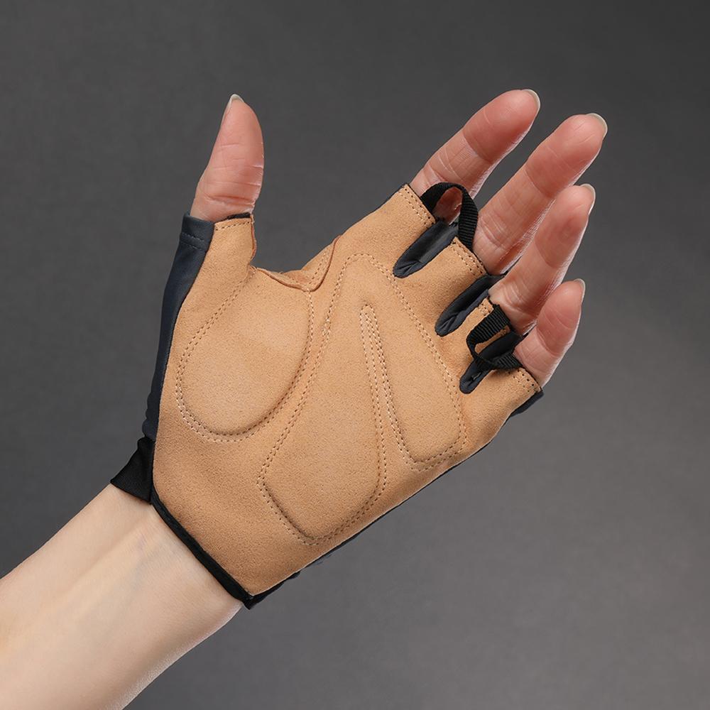 CHIBA ECO Glove Pro - Radhandschuhe dunkelgrau, Größe L, atmungsaktiv & gepolstert