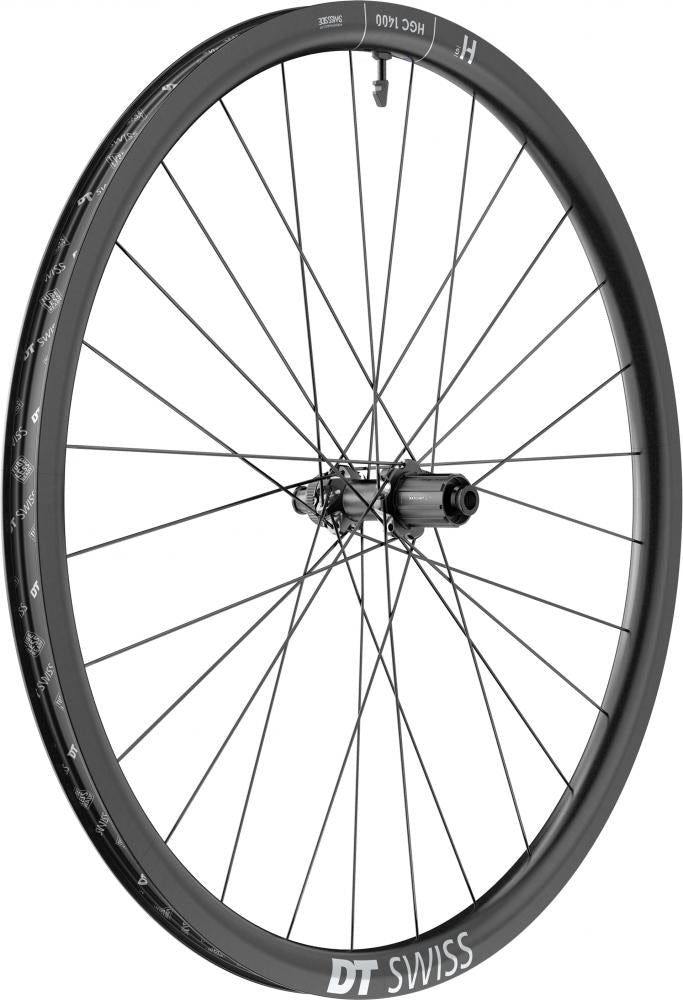 DT Swiss Laufrad HGC 1400 SPLINE 29" 622 x 30 mm Schwarz - Carbon-Laufrad für E-Gravel