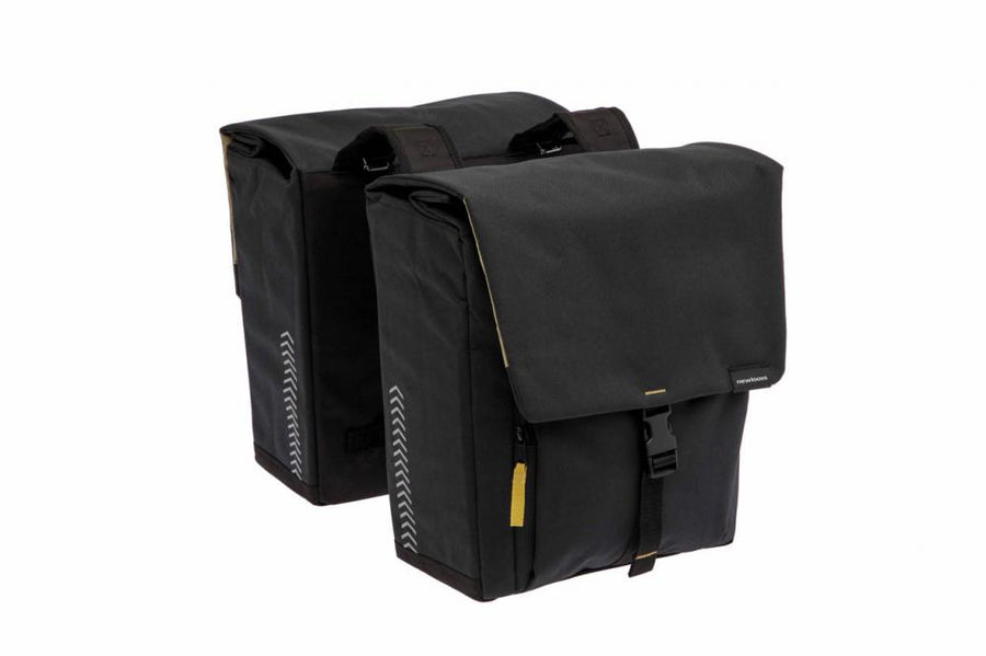 New Looxs Doppelpacktasche Tulum Black Black - geräumige, wassabweisende Fahrradtaschen