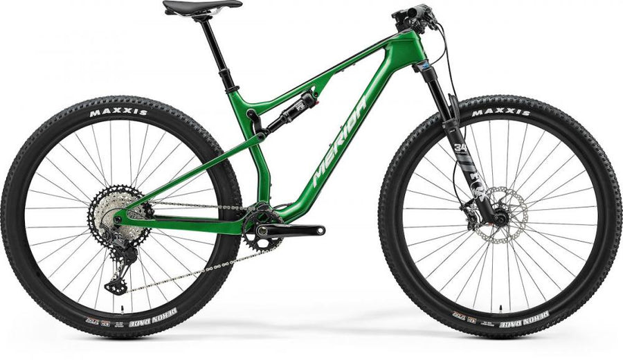 Merida NINETY-SIX XT III3 dandelion green(silver) L - leistungsstarkes Fully für ambitionierte MTB-Fahrer