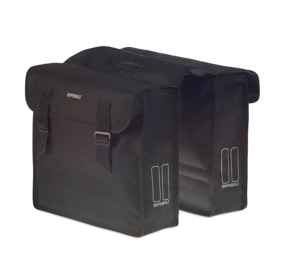 Basil Doppelpacktasche Mara schwarz 35x10x33cm 26l