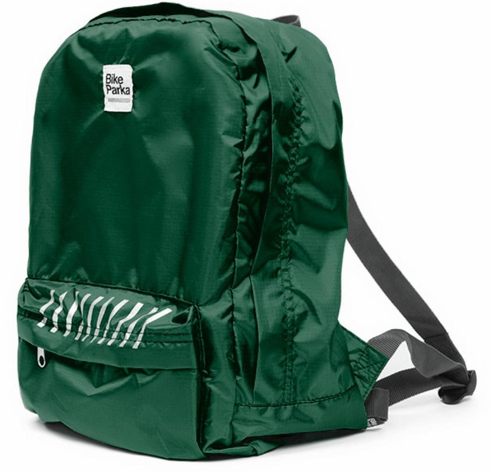 BikeParka Rucksack BACKPACK One Size Green - ultraleichter, robuster Tagesrucksack