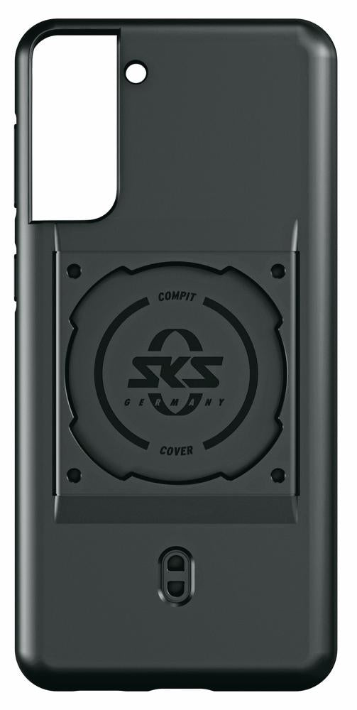 SKS COMPIT Cover für Samsung Galaxy S21+ 5G  Robuste 2-Komponenten-Hülle mit spezieller Befestigung für sichere Montage am Fahrradlenker