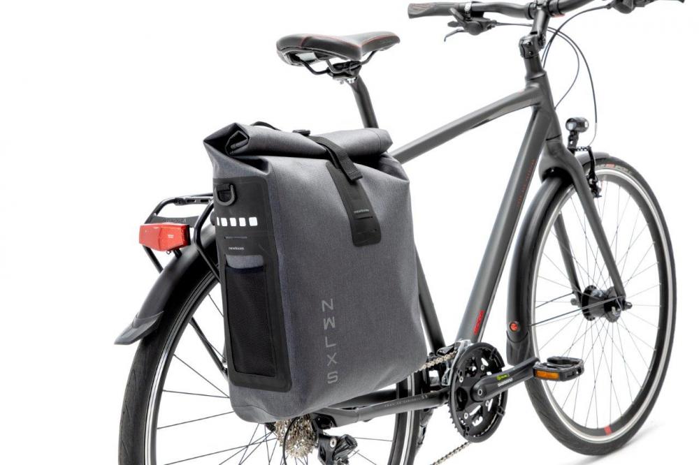 New Looxs Radtasche Varo Single Grey 20L Grey - wasserdichte Einzeltasche für Alltag & Tour
