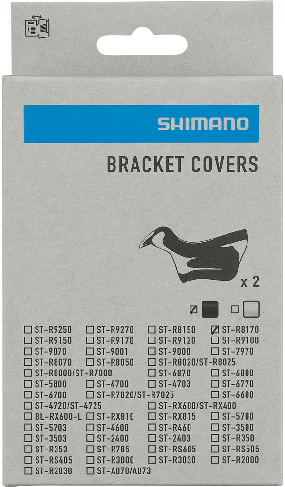 SHIMANO Griffgummi Paar ST-R8170 - ergonomischer Ersatz für hydraulische STI-Hebel