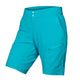 Endura Damen Hummvee Lite Shorts mit Innenhose pazifik blau Größe M