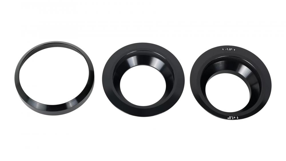 LEVO Headset Cups Kit MY22 - HDS SUB mit 0° und ±1° Steuersatz-Schalen - HDS SUB, MY22 LEVO HEADSET CUPS KIT, W/ 0-DEG AND +/-1-DEG CUPS