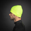 CHIBA Thermofleece Mütze - S/M, neongelb, atmungsaktiv, reflektierend