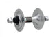 Miche Primato Pista Vorderradnabe 36 Loch Silber - Bahnrad-Hochflansch-Nabe 270g