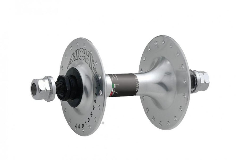 Miche Primato Pista Vorderradnabe 36 Loch Silber - Bahnrad-Hochflansch-Nabe 270g