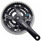 SHIMANO Kurbelgarnitur ACERA FC-M361 Kurbelgarnitur - 7-fach, 8-fach, 175 mm, 48-38, 28 Zähne