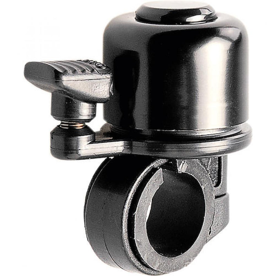 Procraft Race Fahrradklingel schwarz 26mm, leicht und sportlich für sportliche Räder am Lenker.