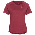 Odlo Women´s T-shirt crew neck s/s RUN EASY holly berry melange Größe XL