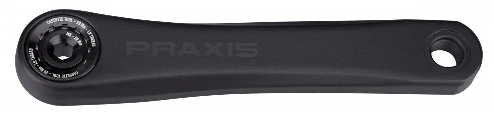 TURBO CRK TURBO - Kurbelarm - SL 1.1 ROAD/ACTIVE 172.5MM NON-DRIVE SIDE ARM ALLOY PRAXIS