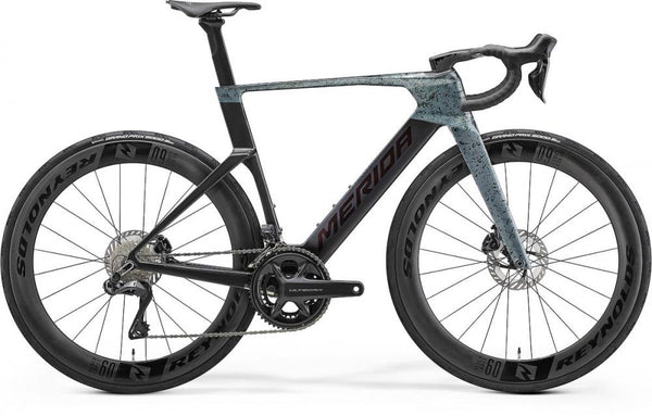 Merida REACTO 9000 Aero-Rennrad Carbon - Größe S, Effect Silver UD Bronze, Shimano Dura-Ace Di2, Carbon-Laufräder