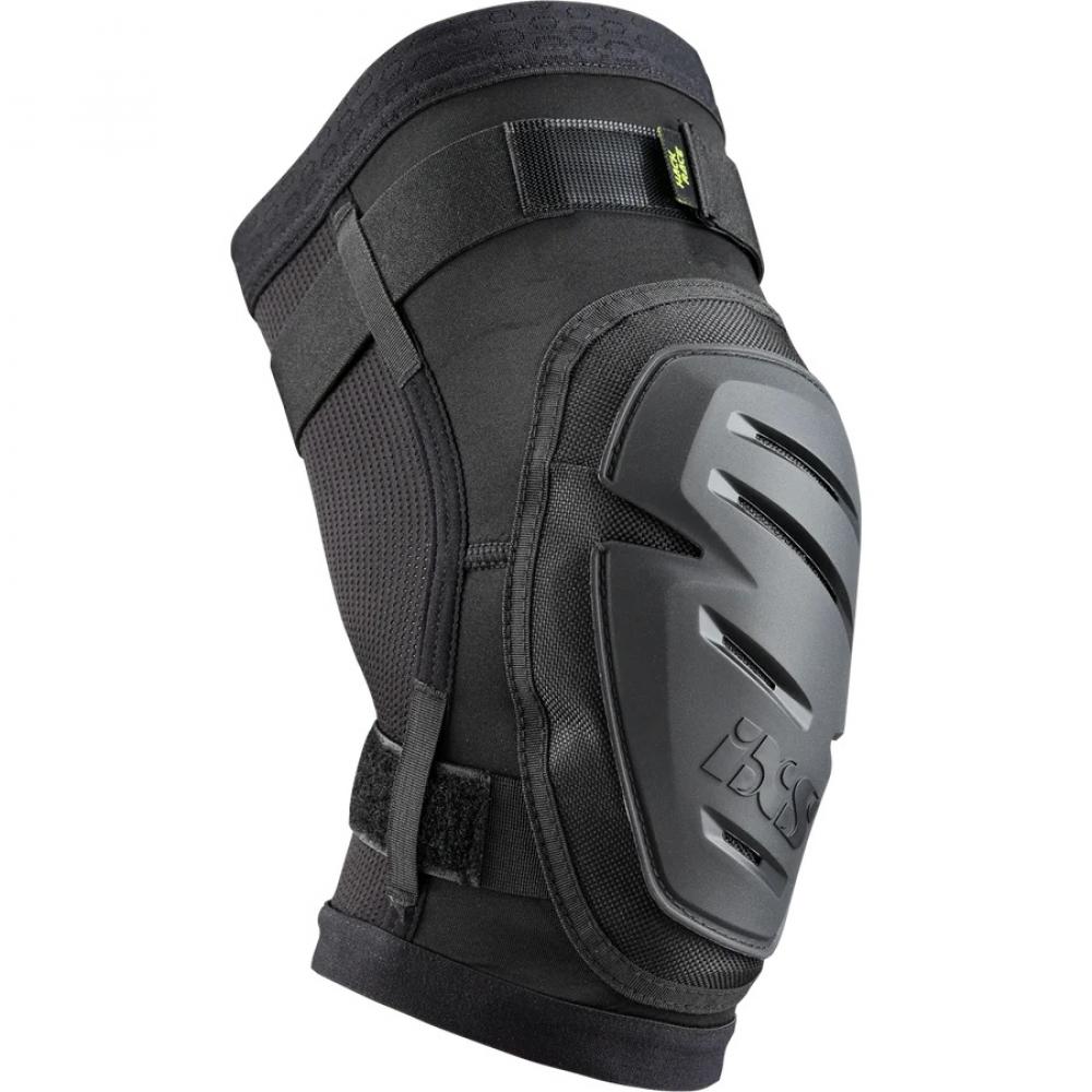 IXS Sports Division iXS Hack EVO Race knee guard L black - komfortabler Knieschoner mit Hard-Shell-Schutz