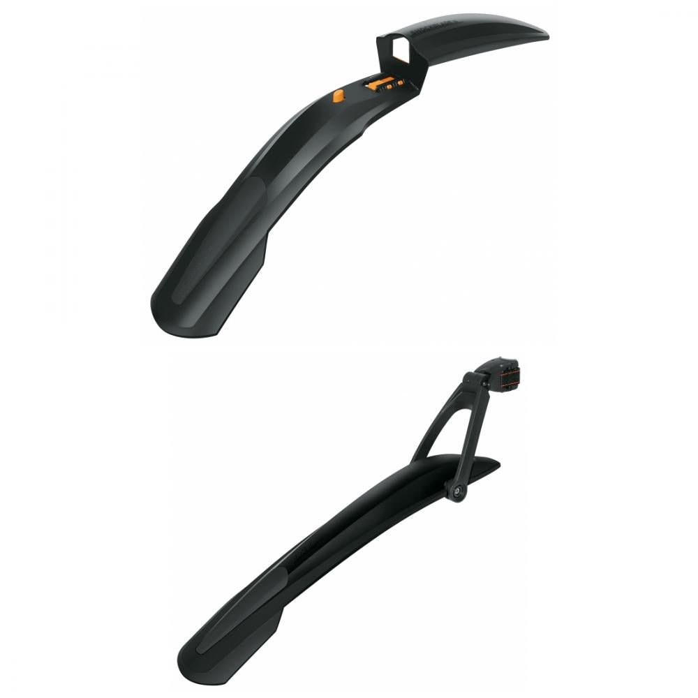 SKS Schutzblech-Set 1 x Shockblade DARK 26+27,5 Zoll + 1 x X-Blade DARK 26+27,5 Zoll