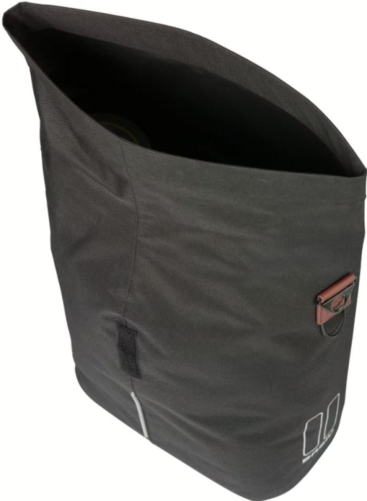 Basil City Shopper MIK Studs - 14-16 Liter Fahrradshopper mit MIK-System, wasserabweisend, schwarz