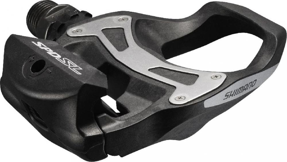 SHIMANO Pedal PD-R550 SPD-SL Pedal - Klickpedal für Rennrad mit einseitiger Bindung