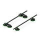 TreeFrog Roundbar Träger 40 kg Schwarz - vielseitiger Dachträger ohne Reling