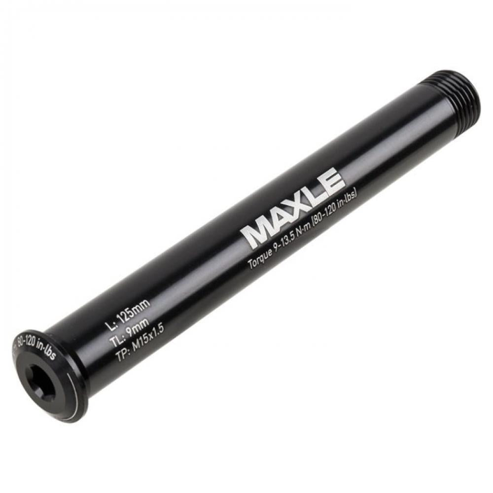 RockShox Maxle Stealth Road 15mm Steckachse, schwarz, leicht & steif für Rennrad und Gravelbike.